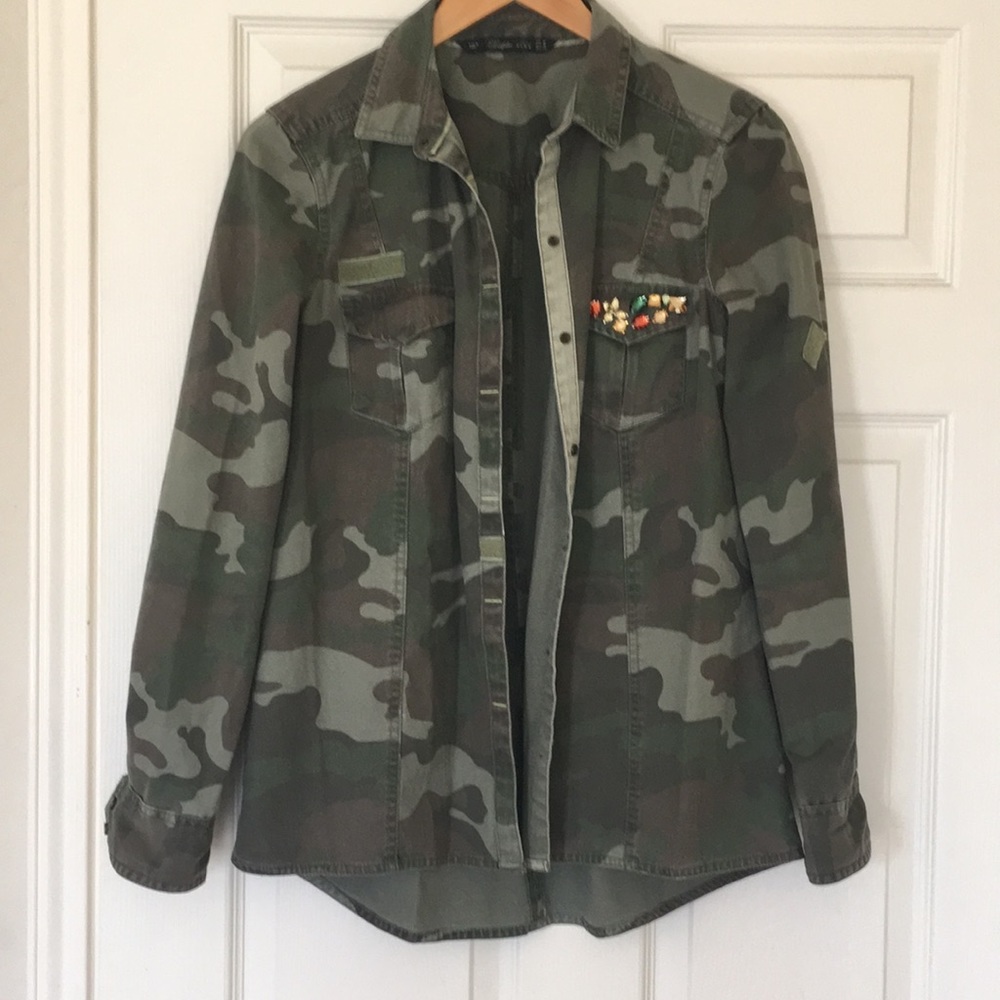 Zara Camo shirt
